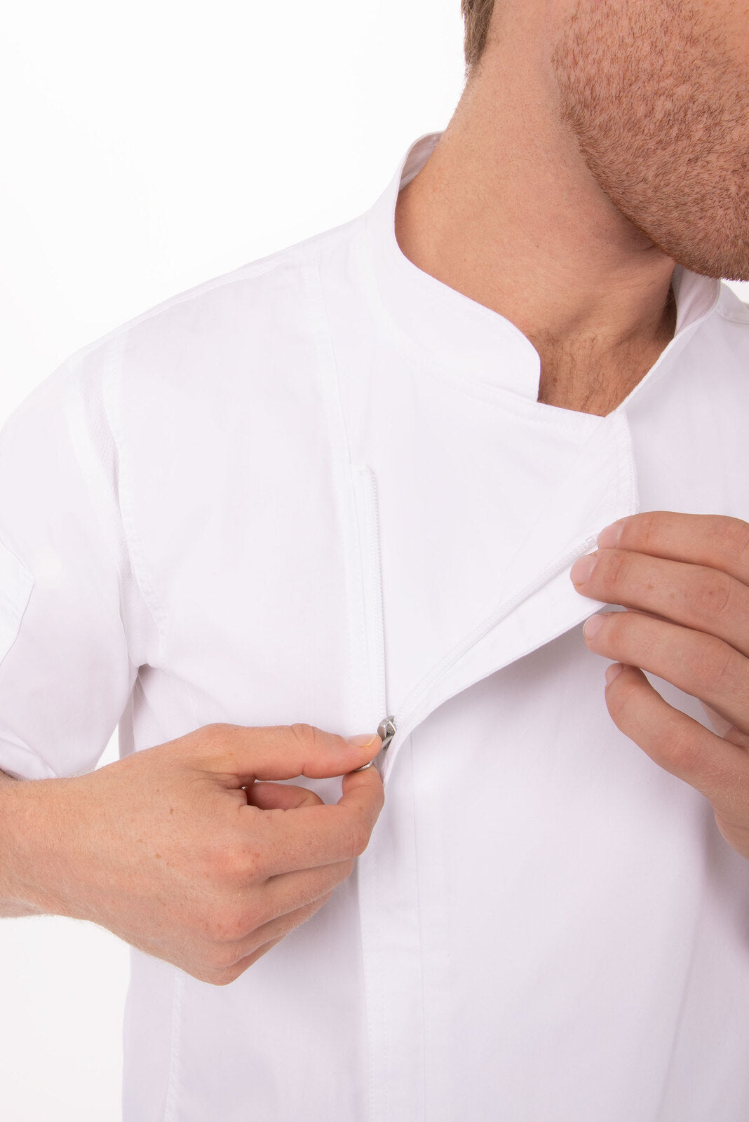 Chef Works Rochester Men's Chef Jacket - White