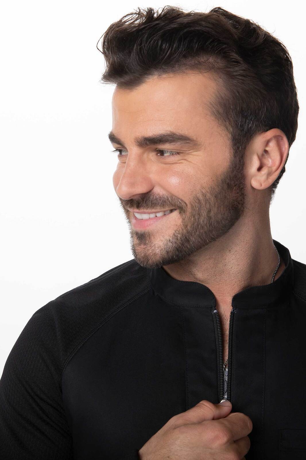 Chef Works Nepal Men's Chef Jacket - Black