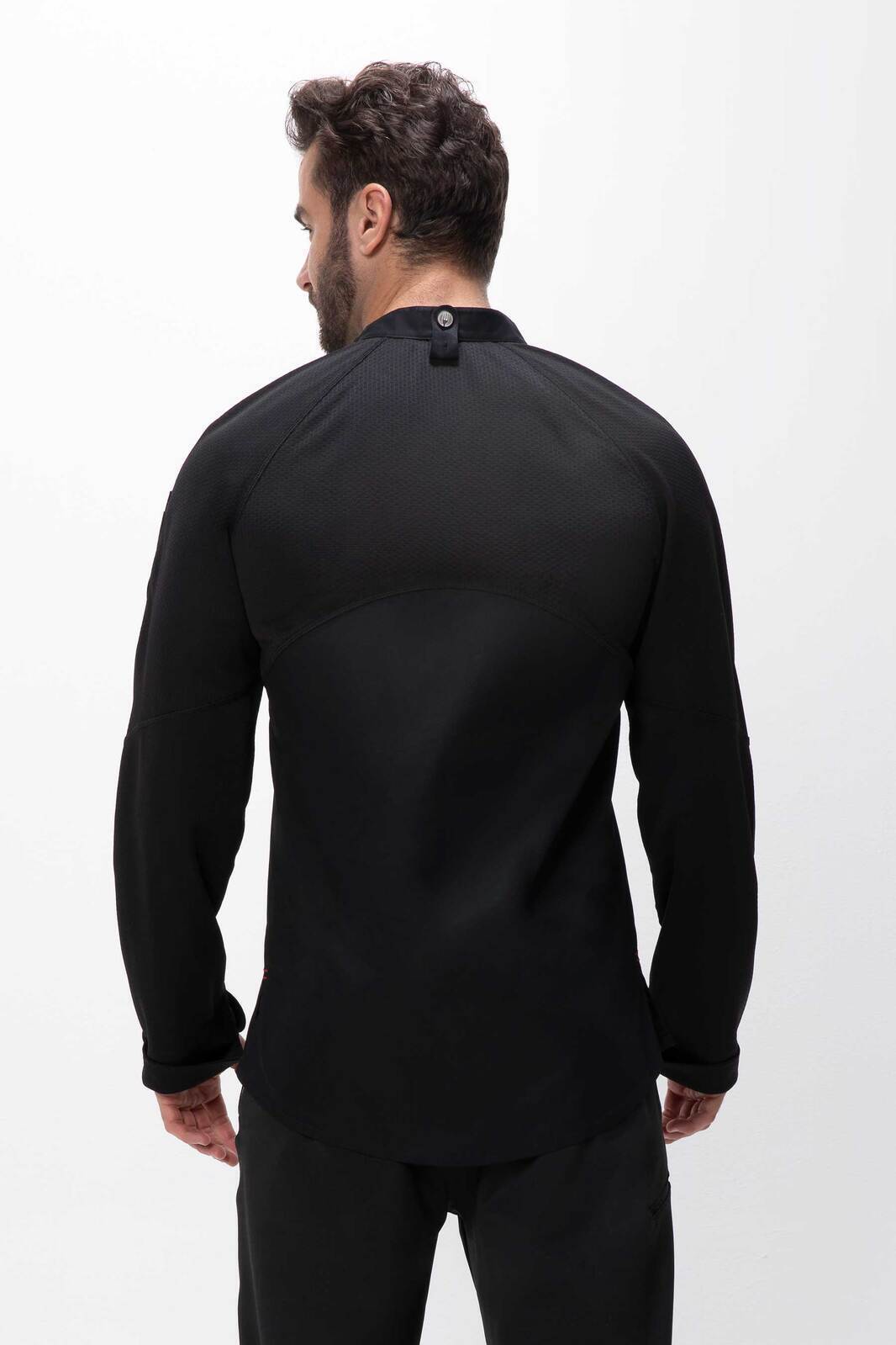 Chef Works Nepal Men's Chef Jacket - Black