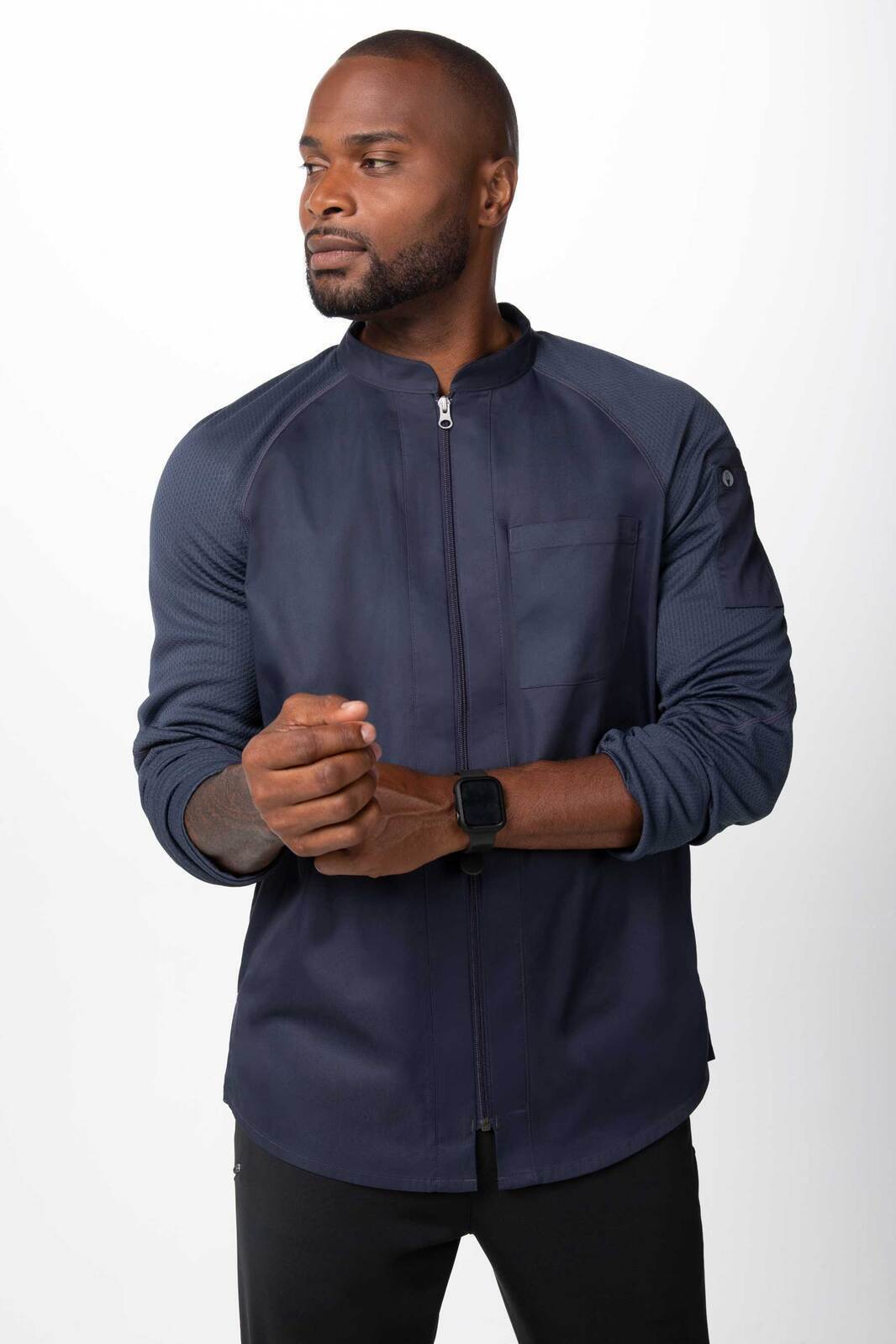 Chef Works Nepal Men's Chef Jacket - Grey