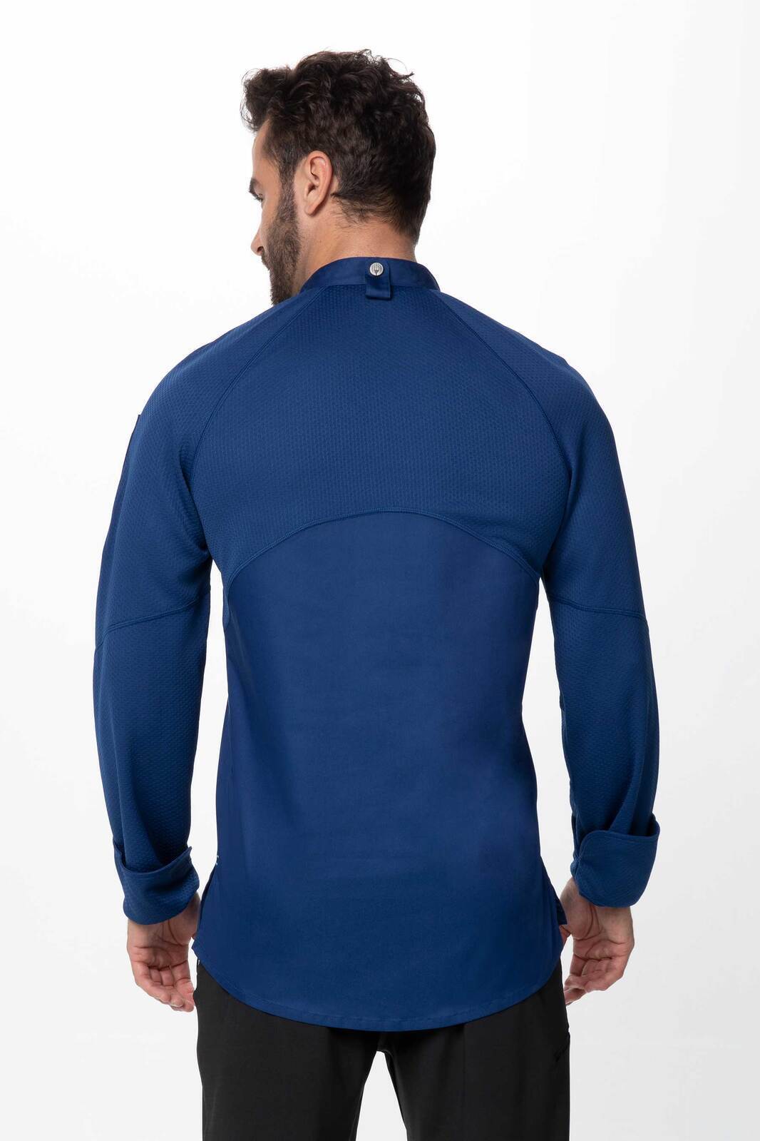 Chef Works Nepal Men's Chef Jacket - Blue