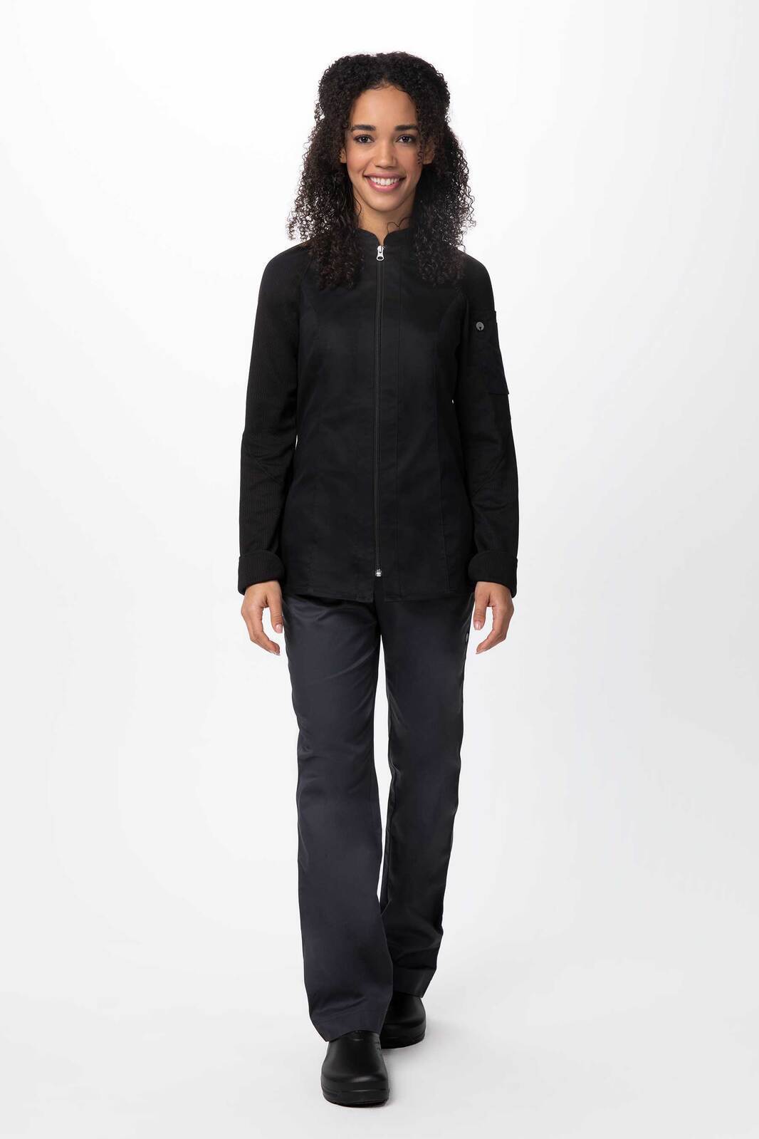 Chef Works Nepal Women's Chef Jacket - Black