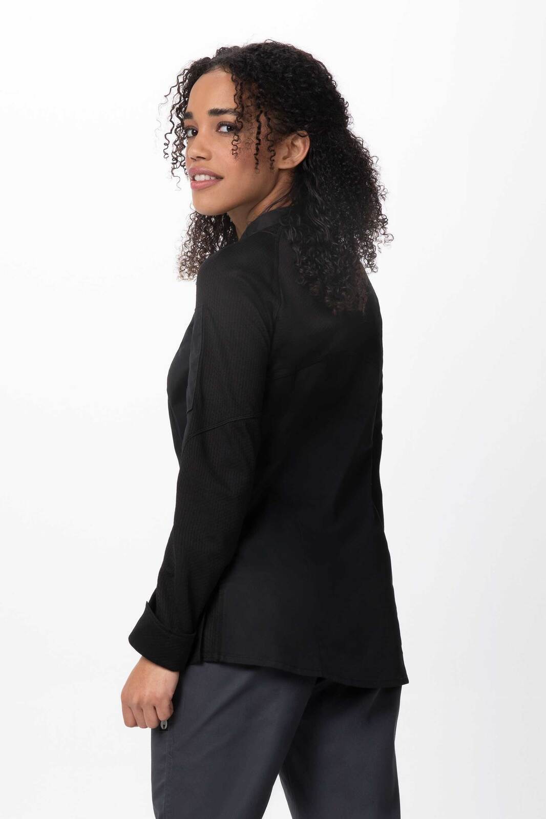 Chef Works Nepal Women's Chef Jacket - Black