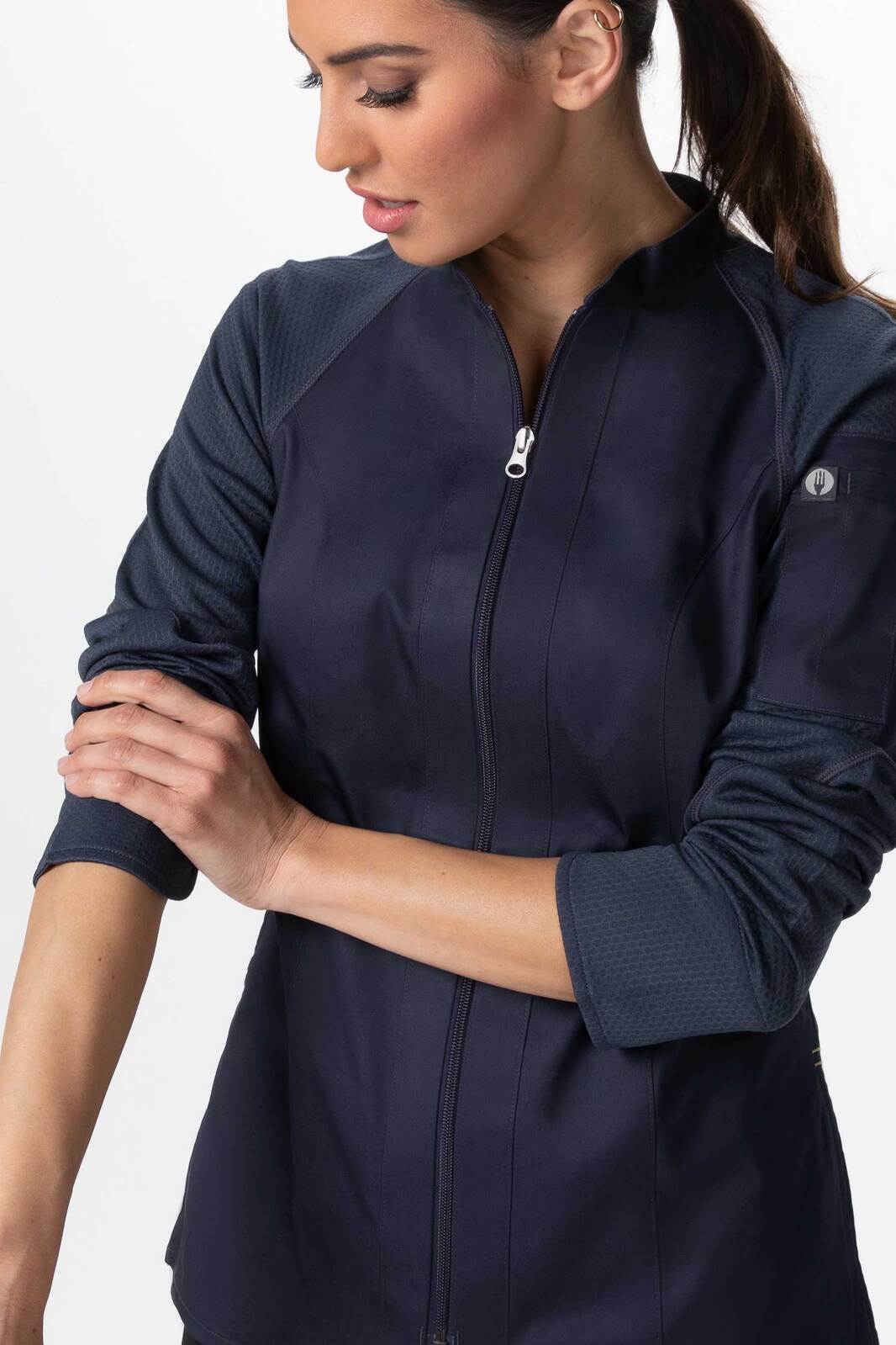 Chef Works Nepal Women's Chef Jacket - Grey