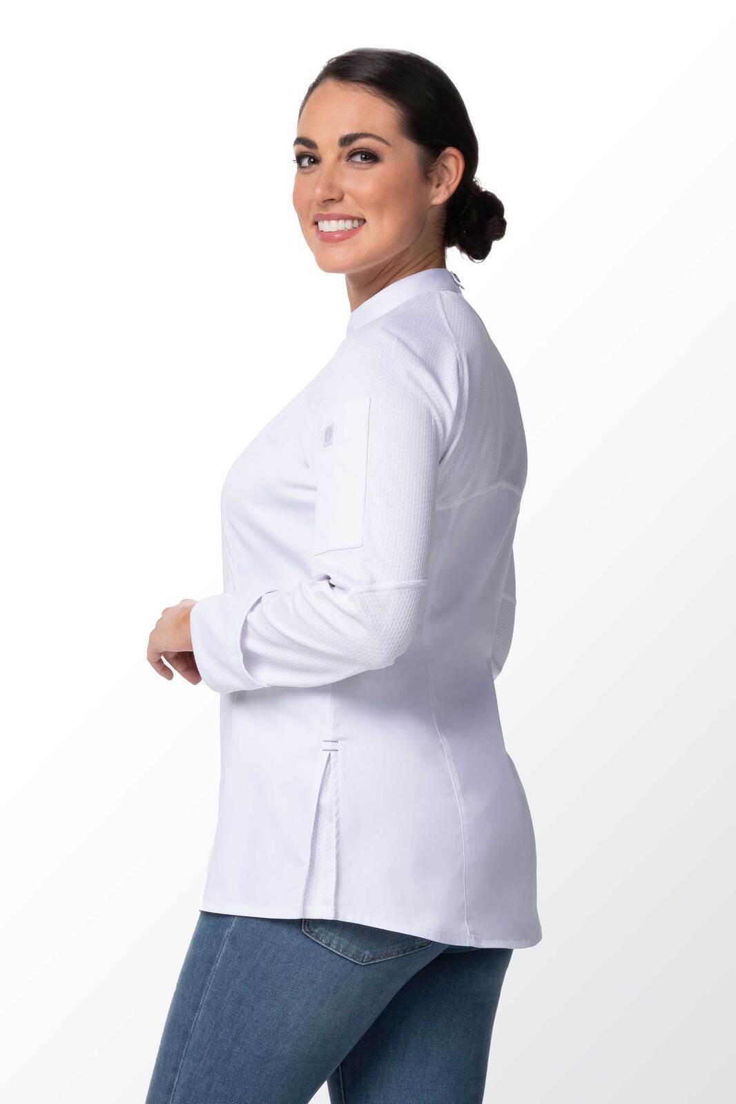 Chef Works Nepal Women's Chef Jacket - White