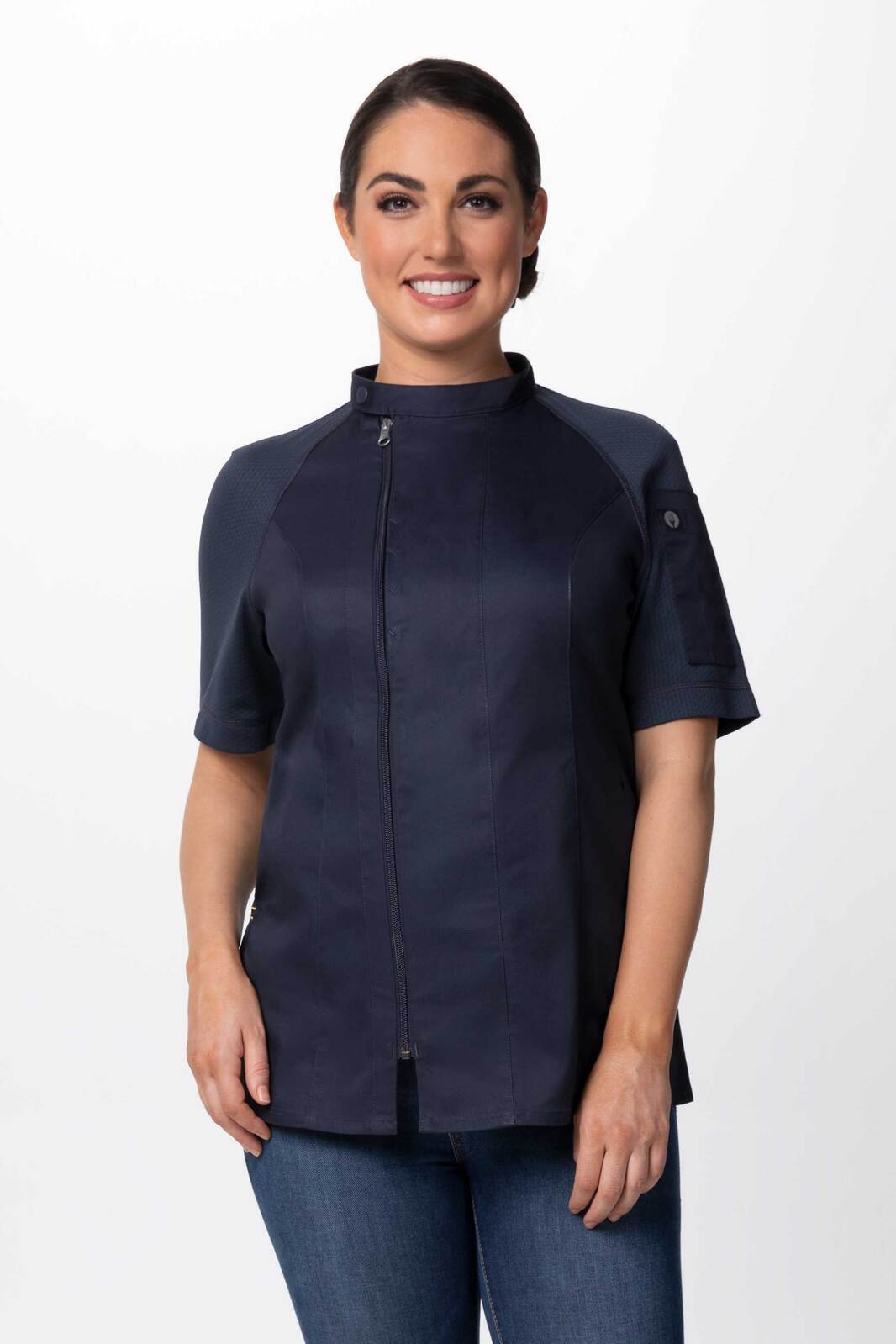 Chef Works Varkala Women's Chef Jacket - Grey