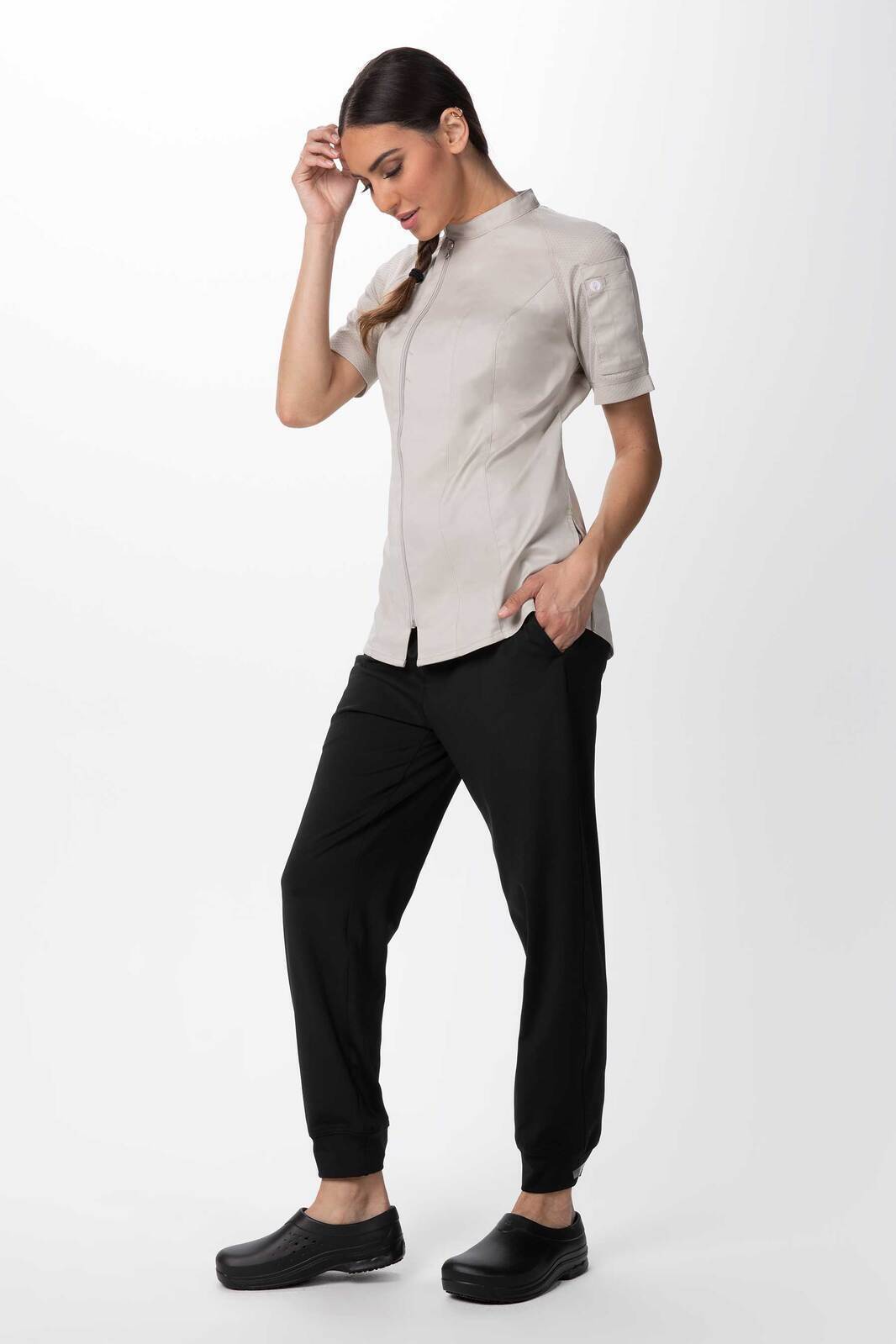 Chef Works Varkala Women's Chef Jacket - Natural