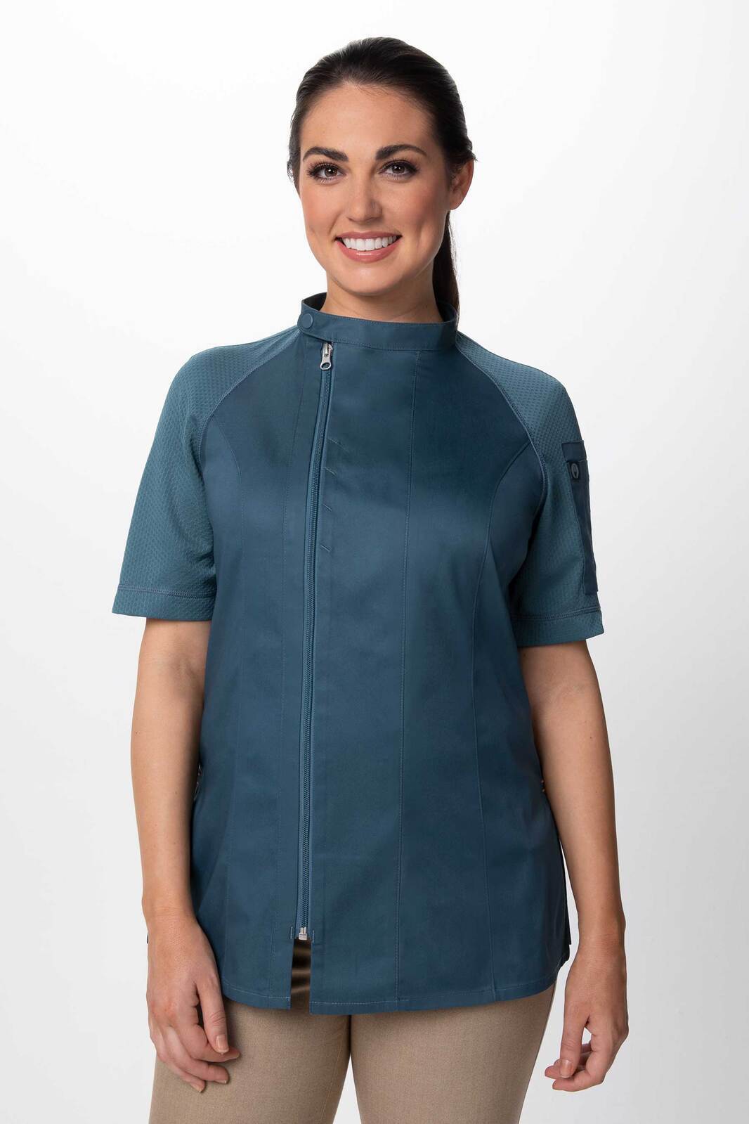 Chef Works Varkala Women's Chef Jacket - Teal