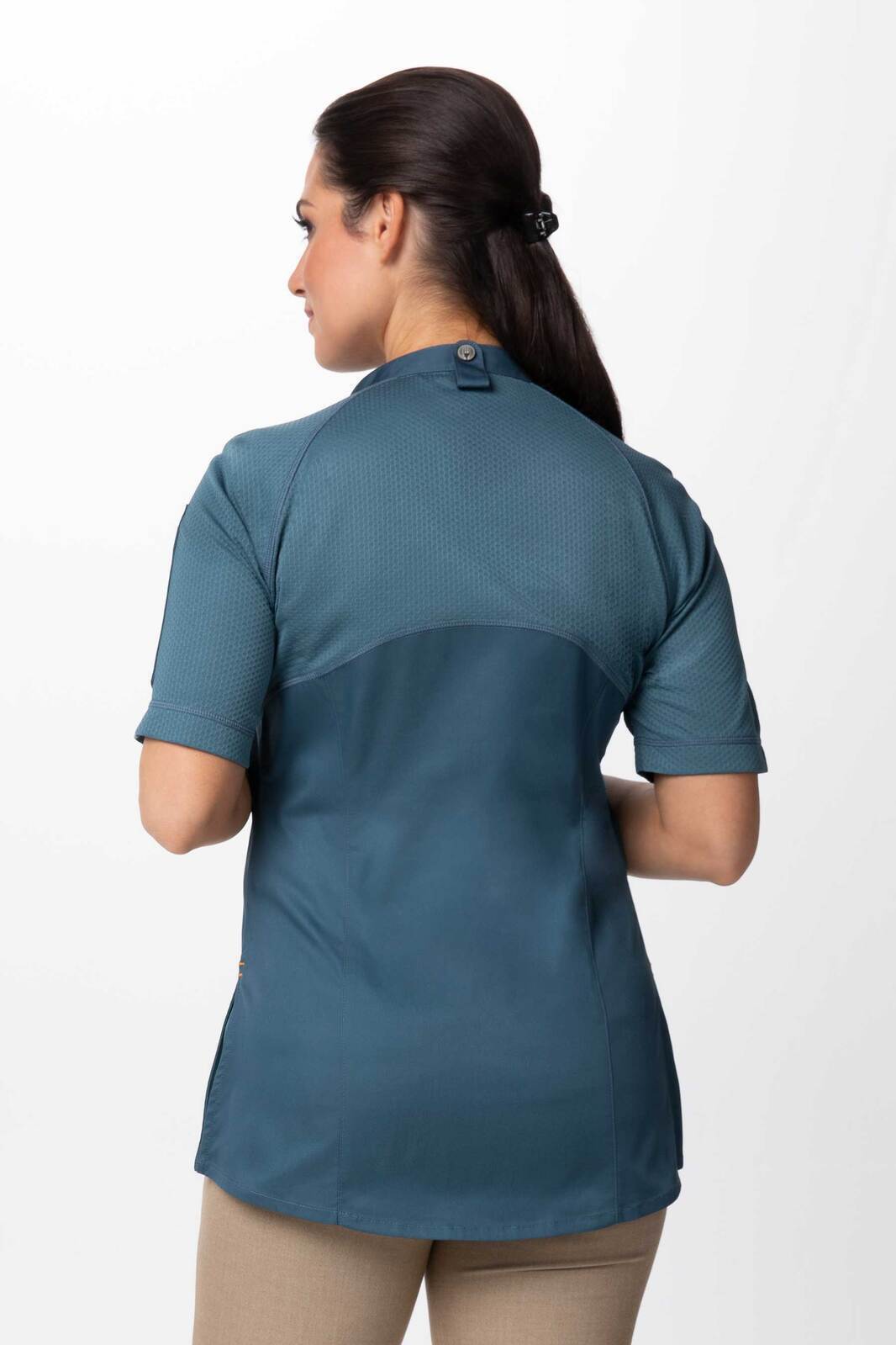 Chef Works Varkala Women's Chef Jacket - Teal