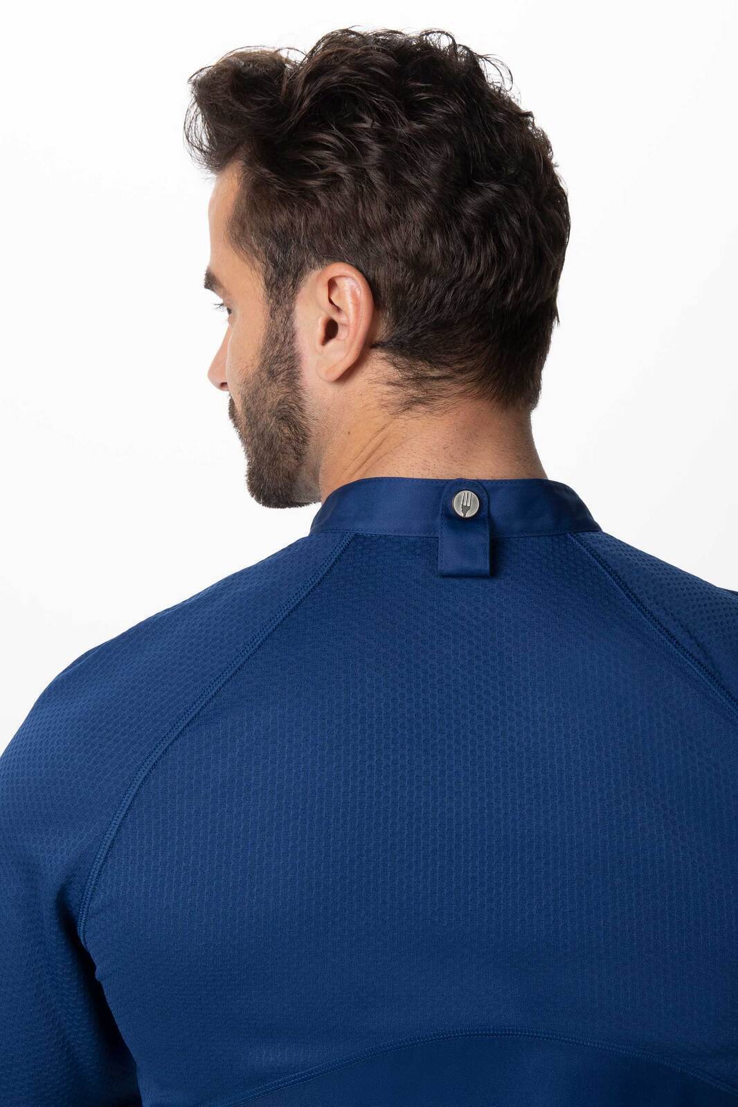 Chef Works Arcadia Men's Chef Jacket - Blue