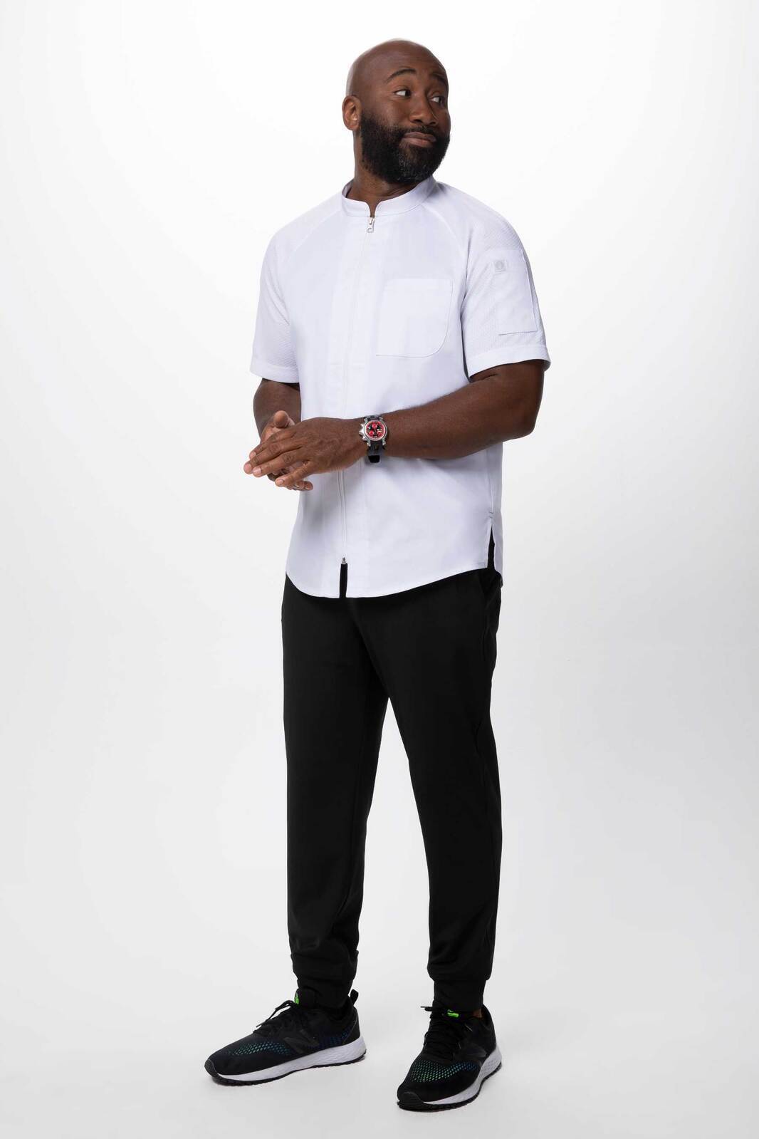 Chef Works Arcadia Men's Chef Jacket - White