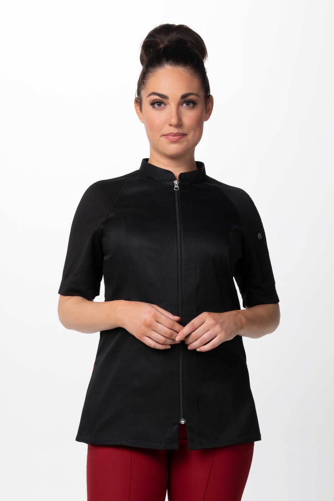 Chef Works Arcadia Women's Chef Jacket - Black