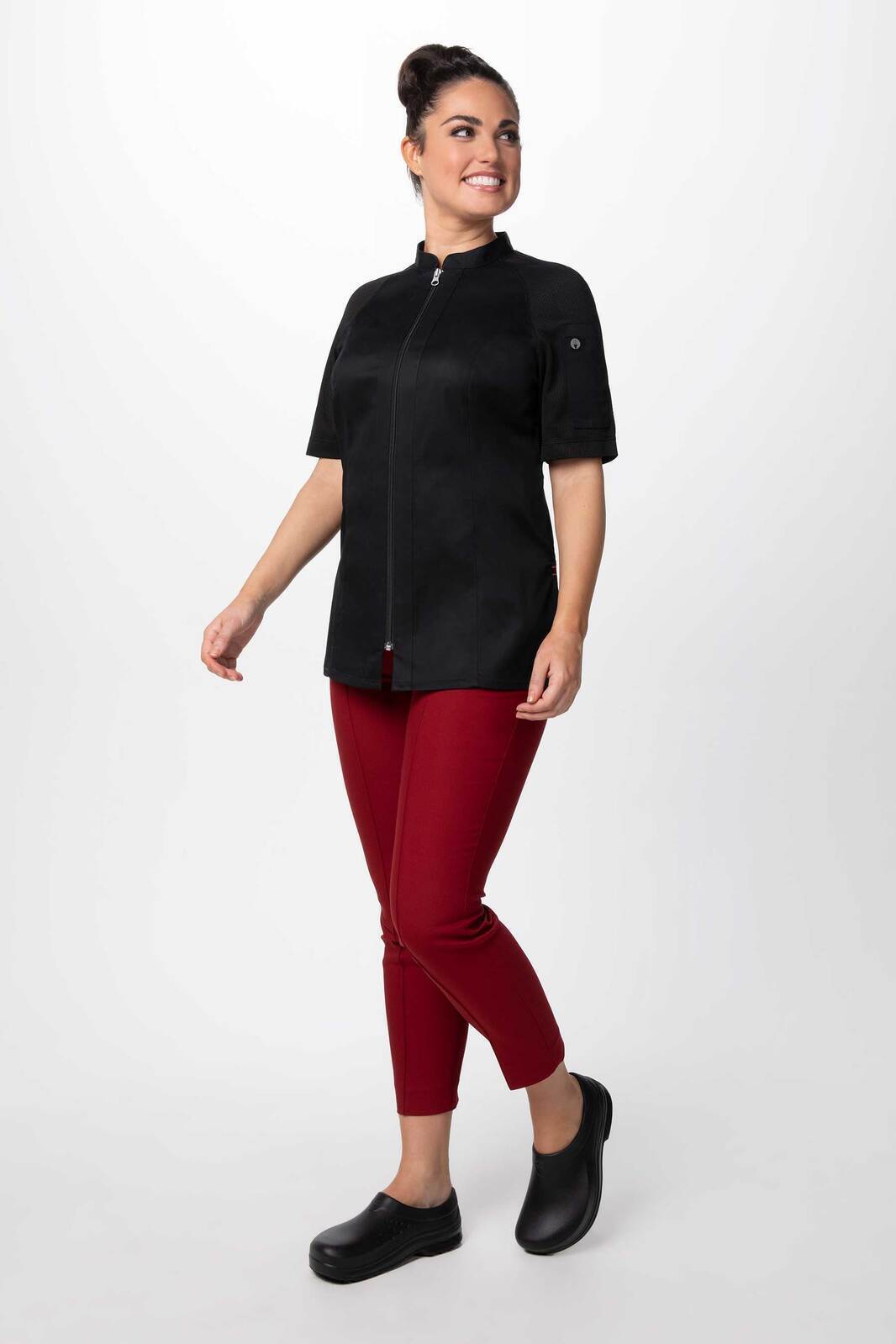 Chef Works Arcadia Women's Chef Jacket - Black
