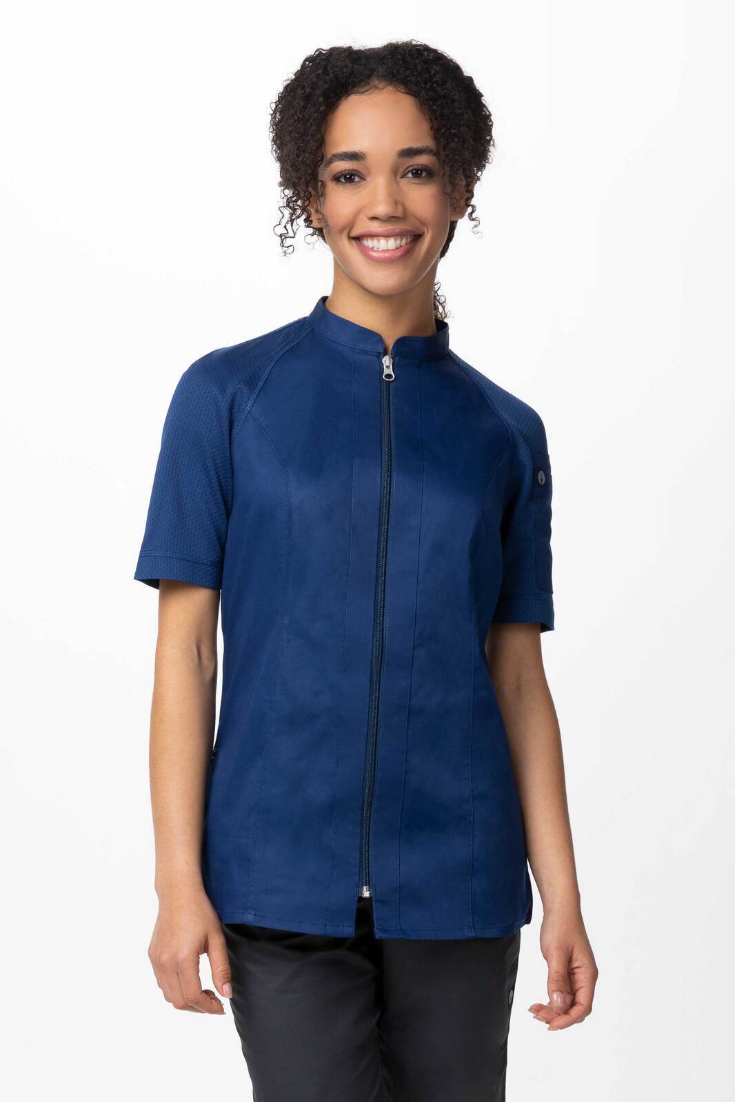 Chef Works Arcadia Women's Chef Jacket - Blue