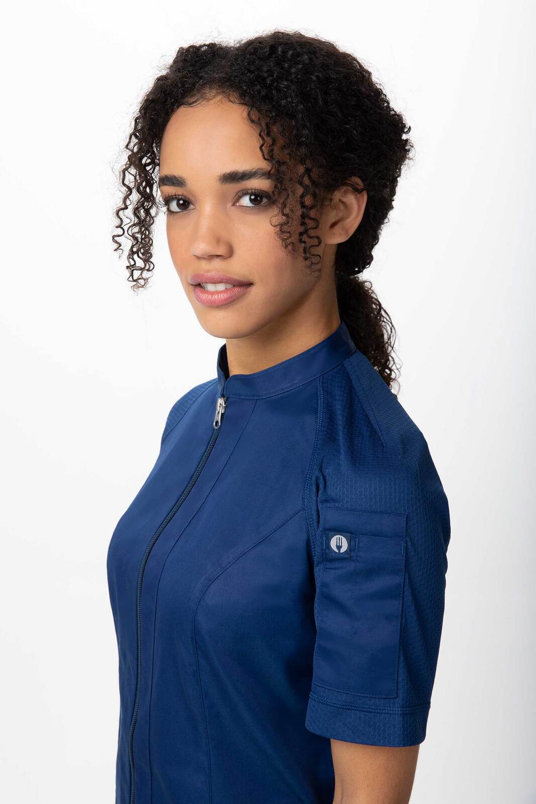 Chef Works Arcadia Women's Chef Jacket - Blue