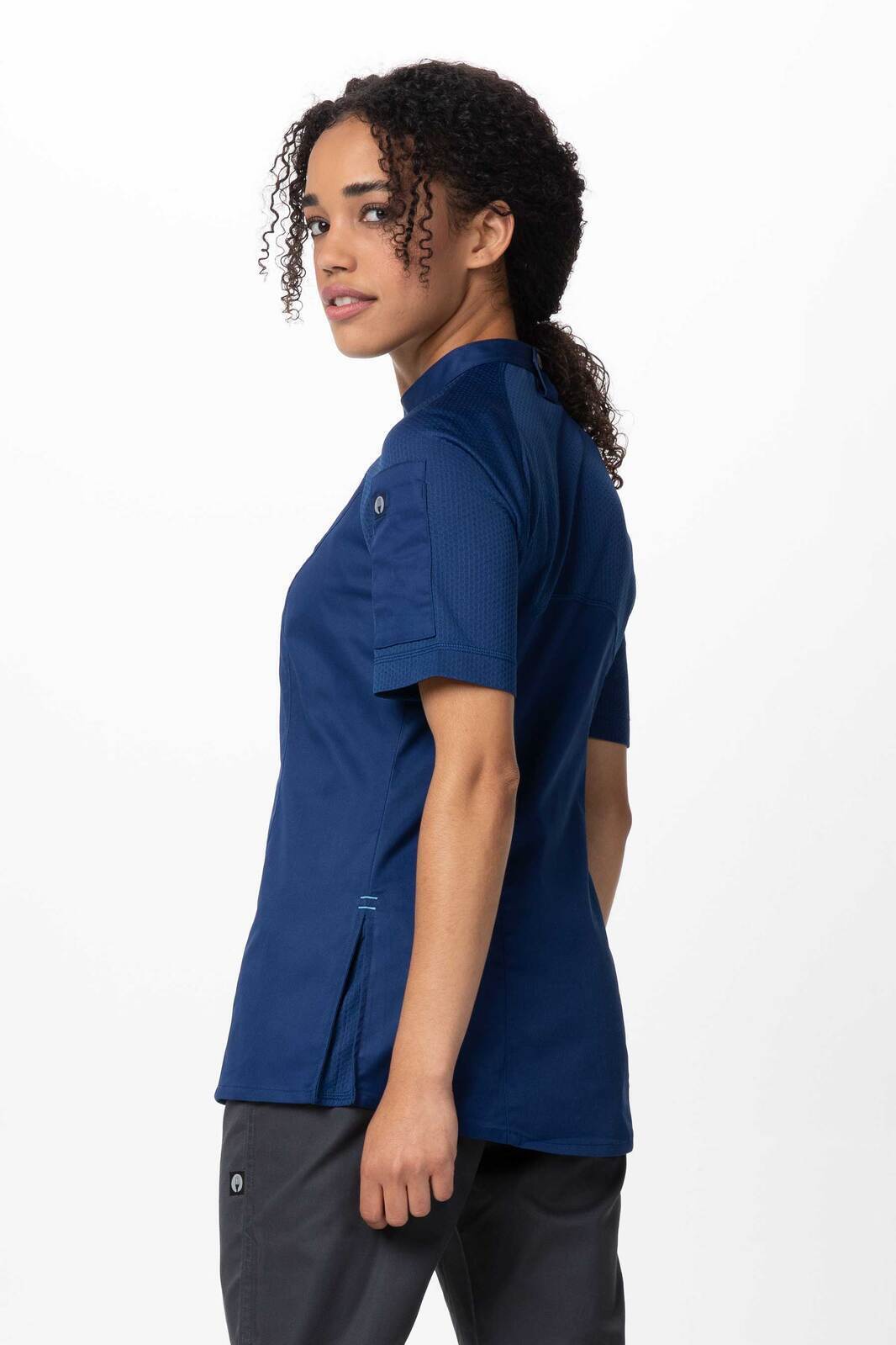 Chef Works Arcadia Women's Chef Jacket - Blue