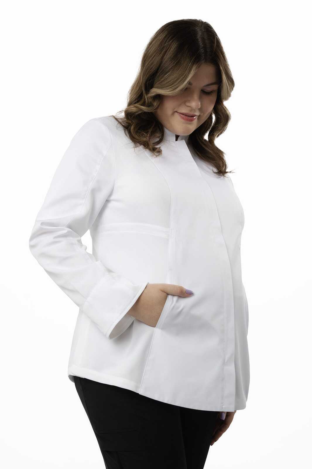 Chef Works Maternity Chef Jacket - White