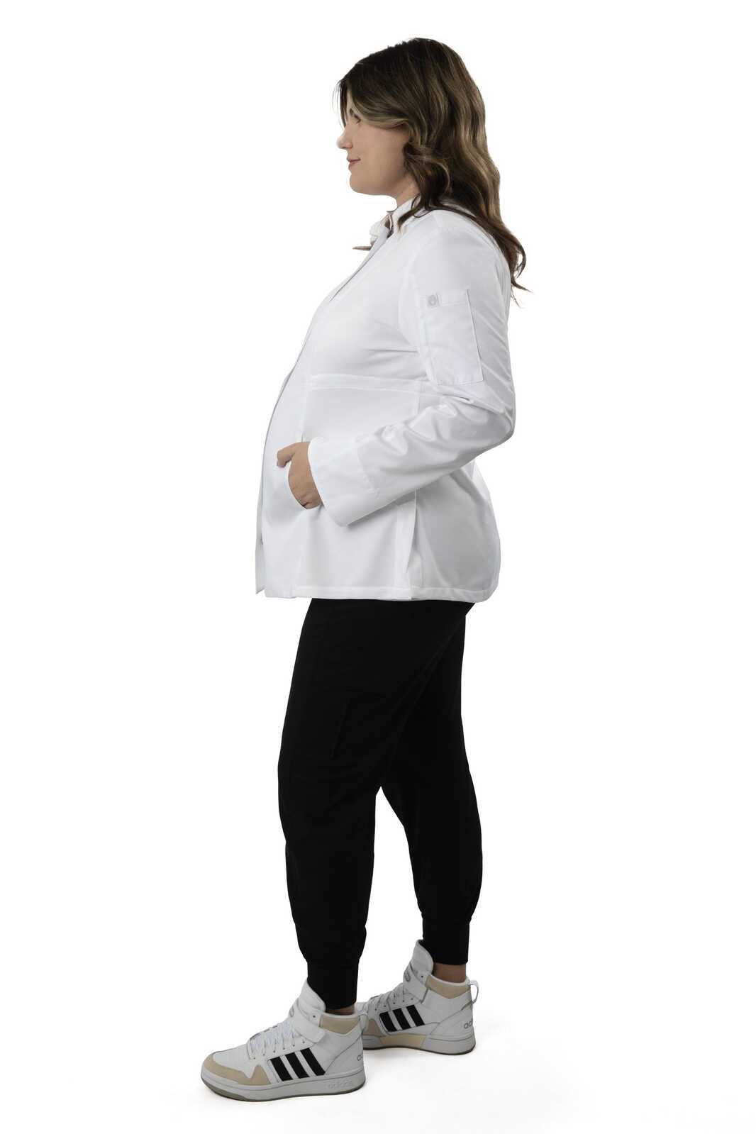 Chef Works Maternity Chef Jacket - White