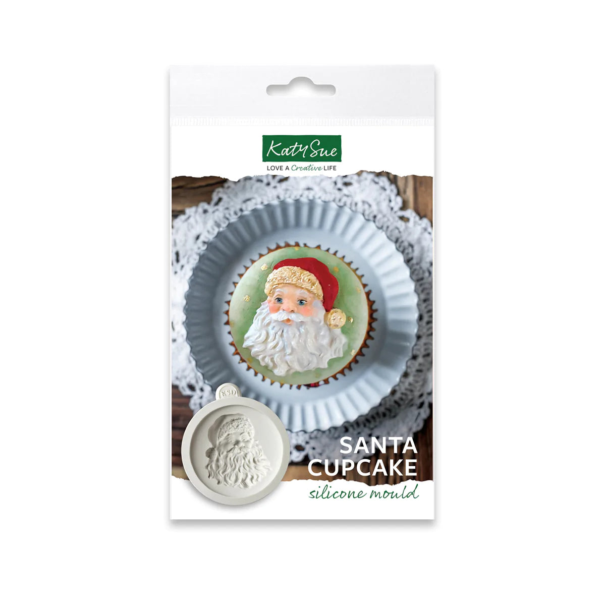 LOYAL Silicone Mould Santa Cupcake