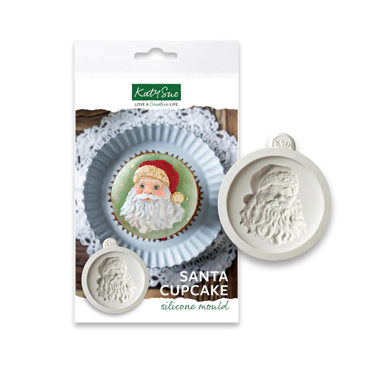 LOYAL Silicone Mould Santa Cupcake