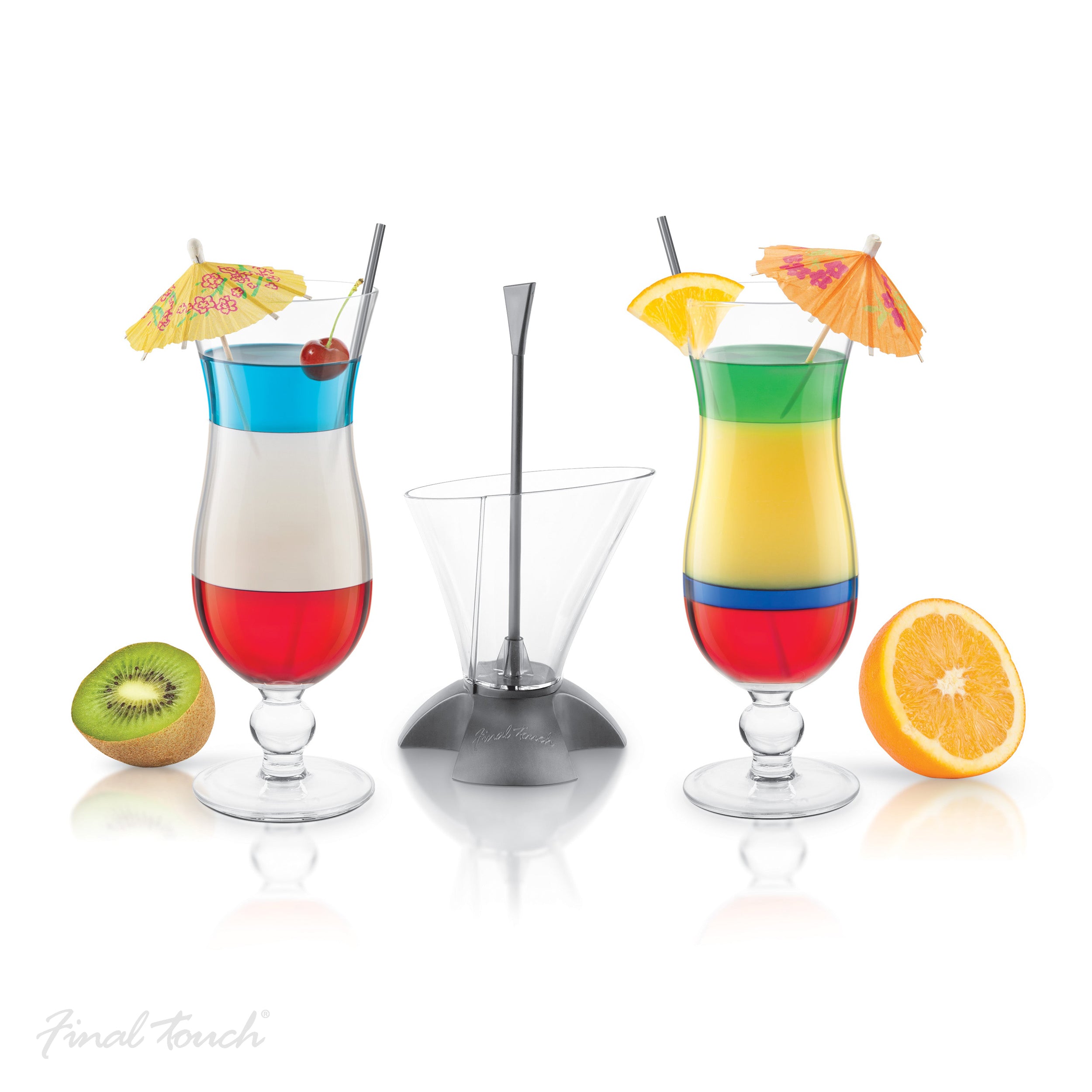 Final Touch Rainbow Cocktail – 3 Pce Set