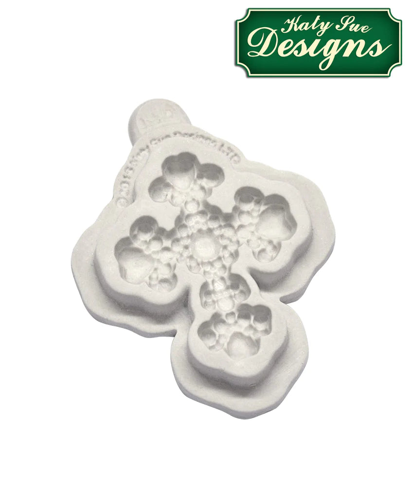 Katy Sue Silicone Mould Beaded Cross
