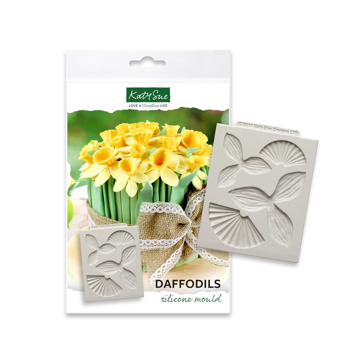 Katy Sue Silicone Mould Daffodils