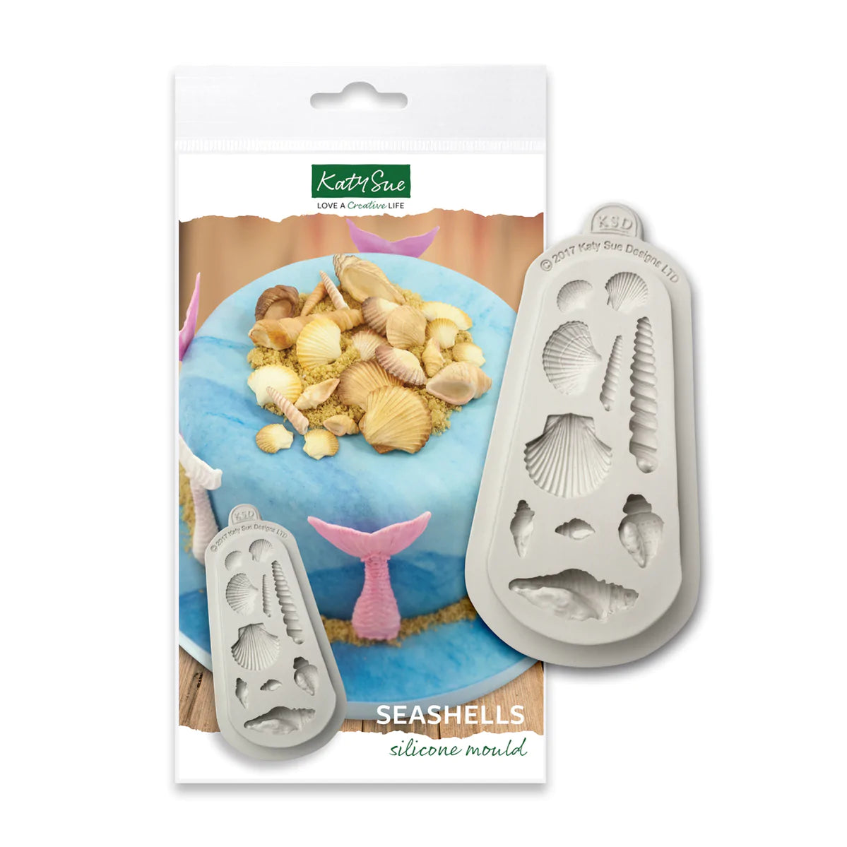 Katy Sue Silicone Mould Seashells