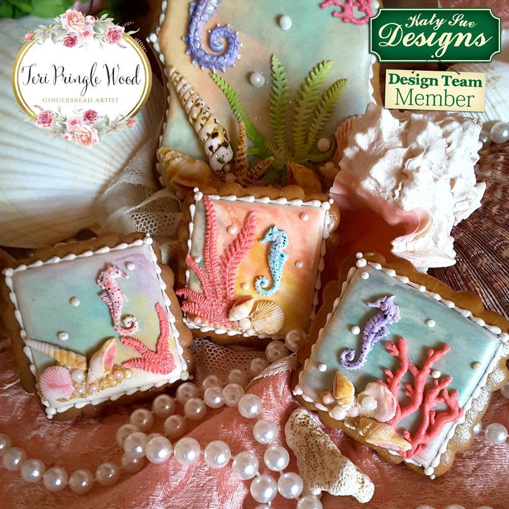 Katy Sue Silicone Mould Fish Seaweed & Coral