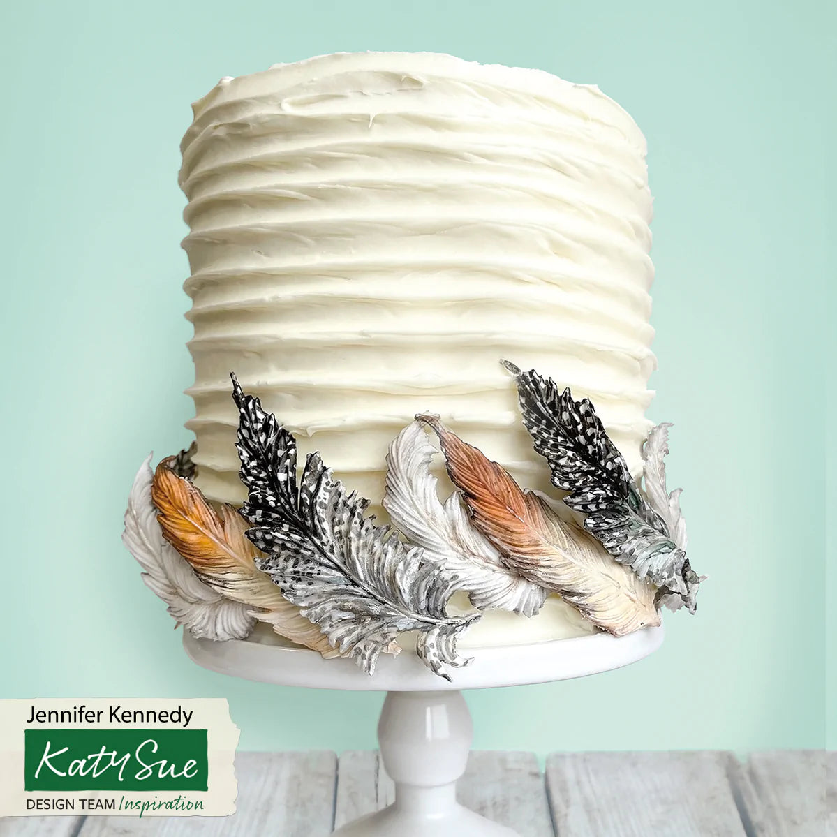 Katy Sue Silicone Mould & Veiner Feathers