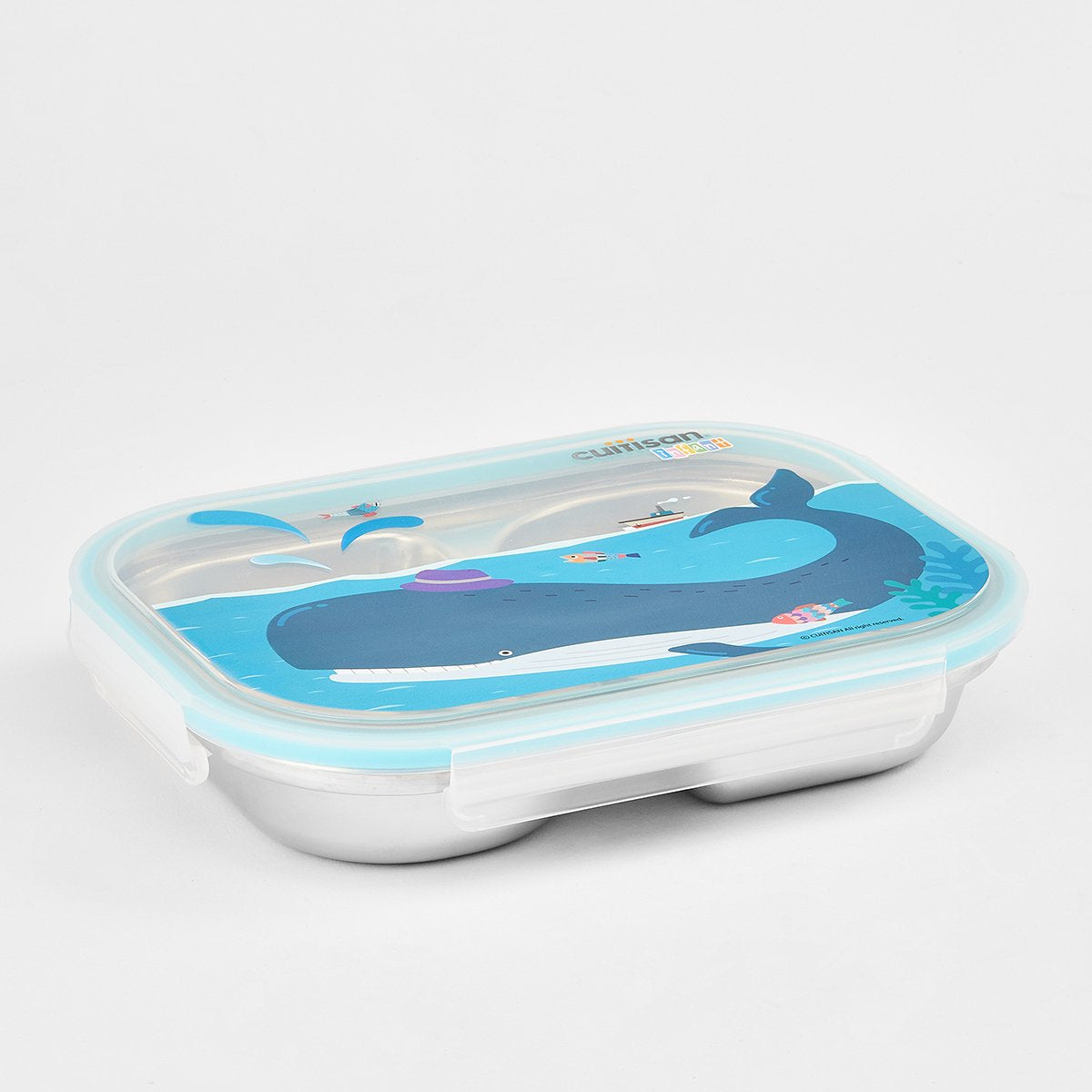 Cuitisan Infant 2 Compartment Food Tray 850ml Blue