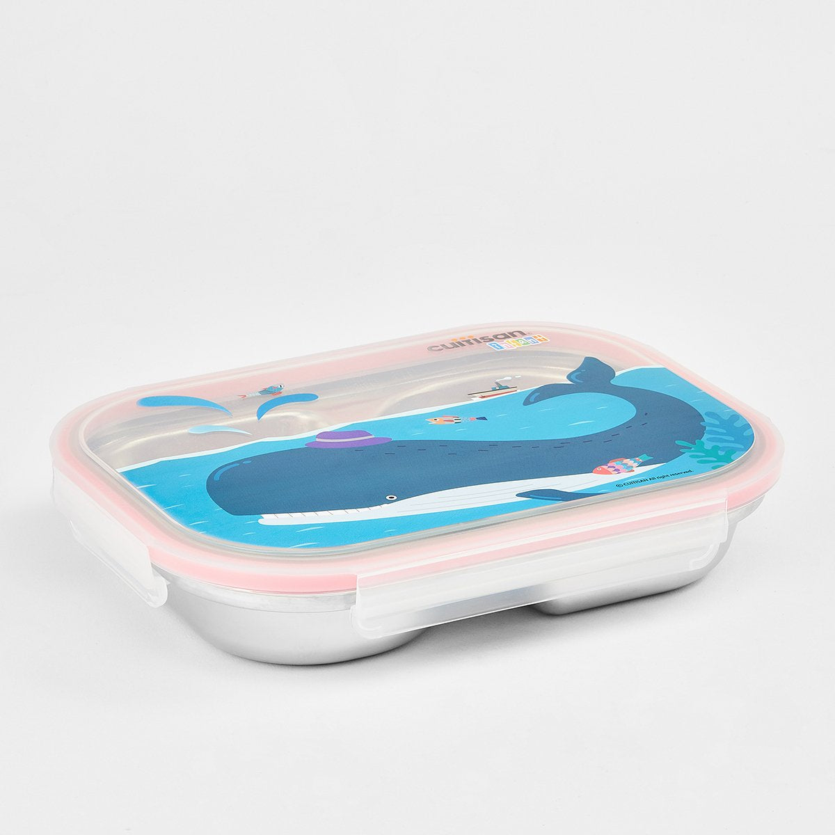 Cuitisan Infant 2 Compartment Food Tray 850ml Pink