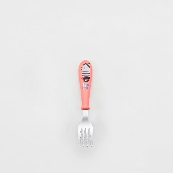 Cuitisan Infant Kid Spoon Fork Set Pink