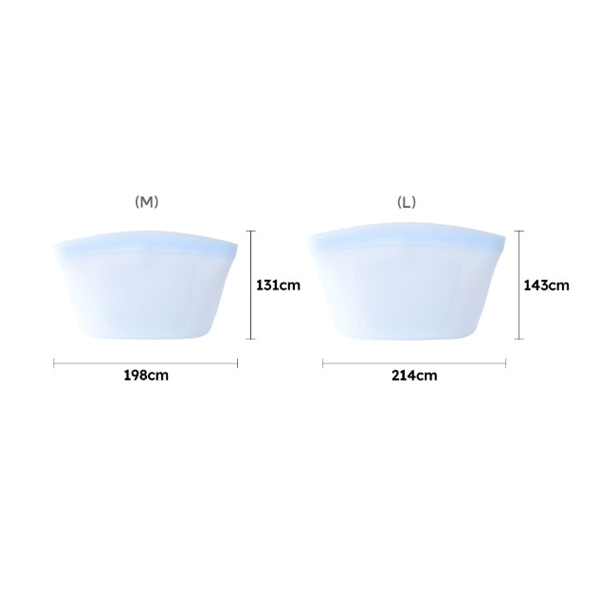 Cuitisan Reusable Silicone Bag (1000ml)