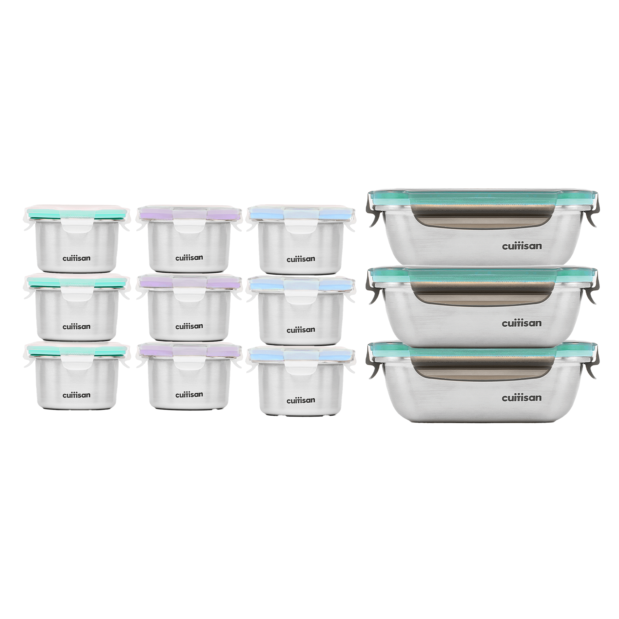Cuitisan Infant 12 Piece Meal Prep Set