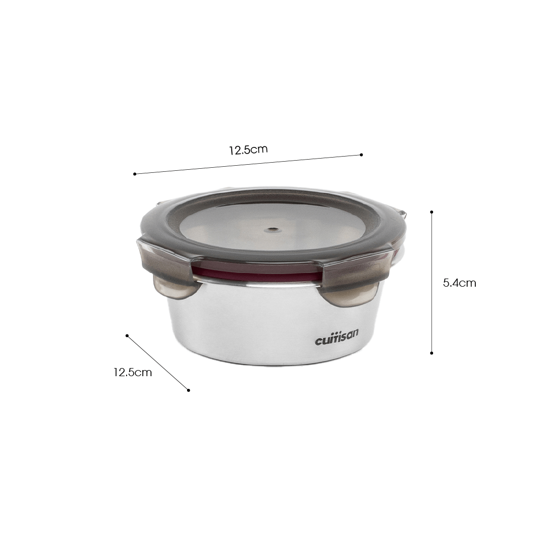 Cuitisan Flora Round Container (300ml) Teal