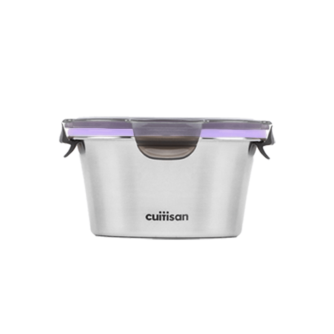 Cuitisan Flora Round Container No.4 (410ml) Lilac