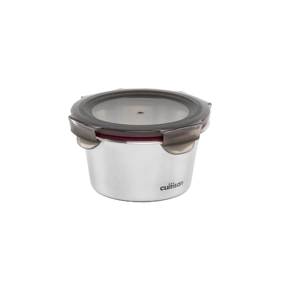 Cuitisan Flora Round Container No.4 (410ml) Lilac