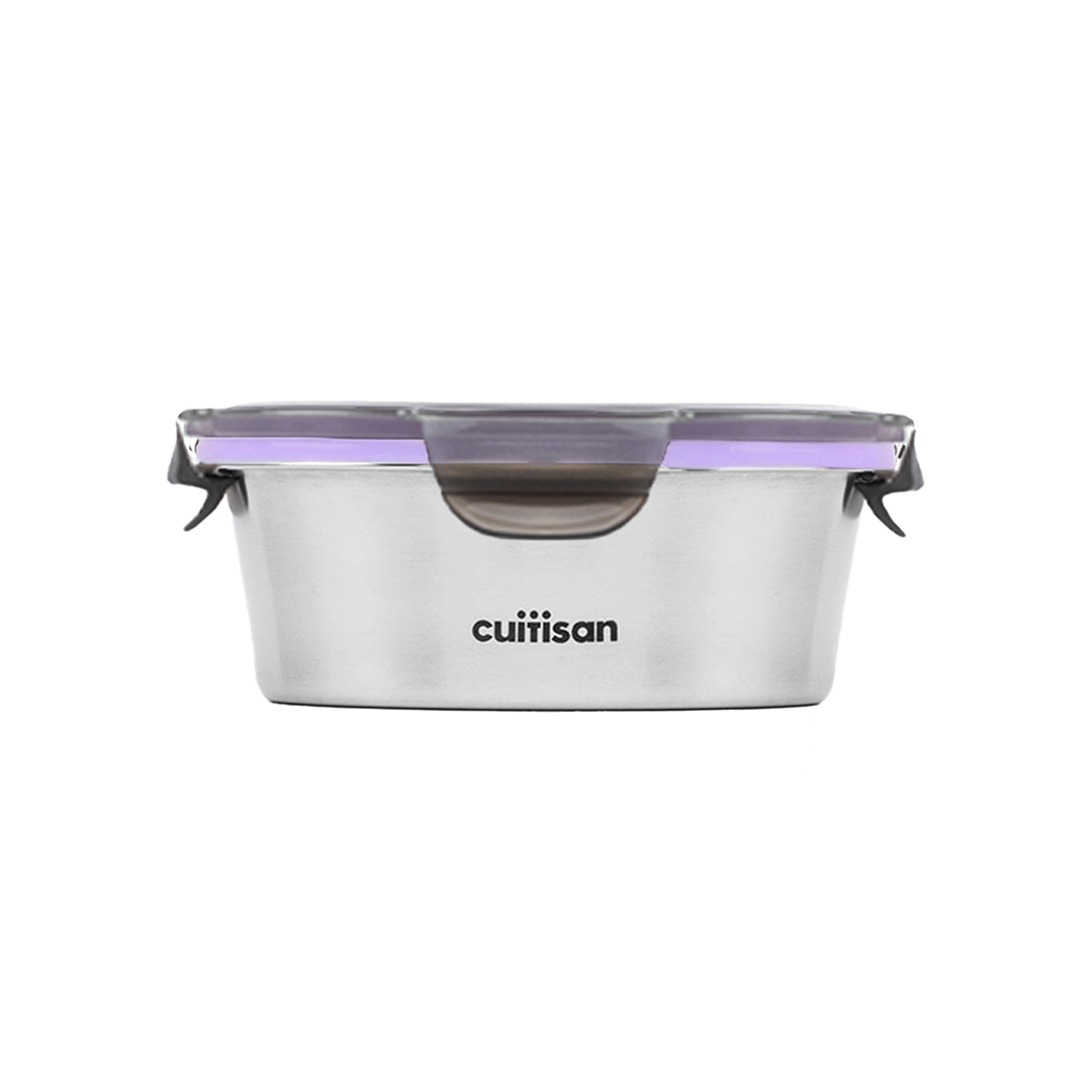Cuitisan Flora Round Container No.5 (640ml) Lilac