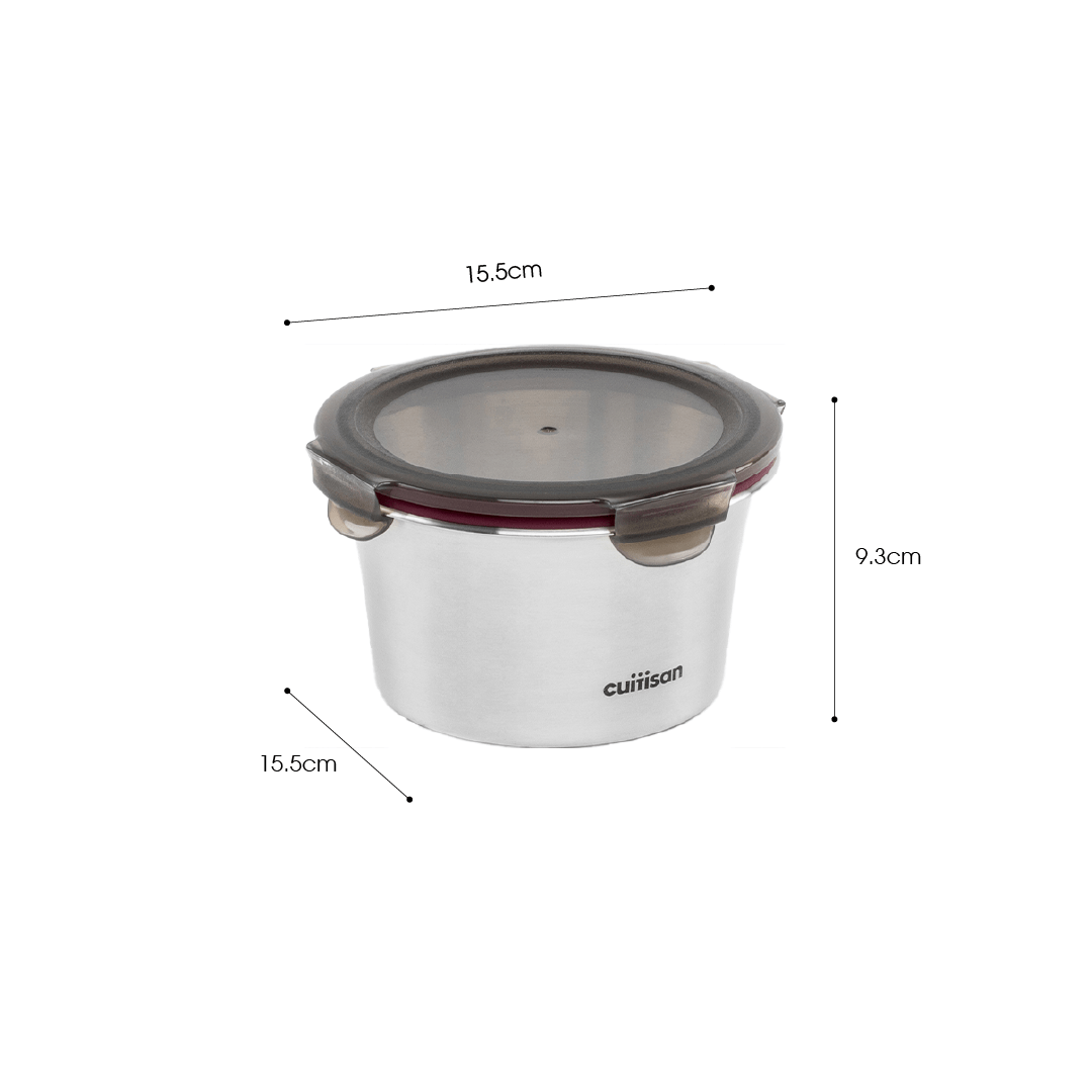Cuitisan Flora Round Container No.6 (920ml) Lilac
