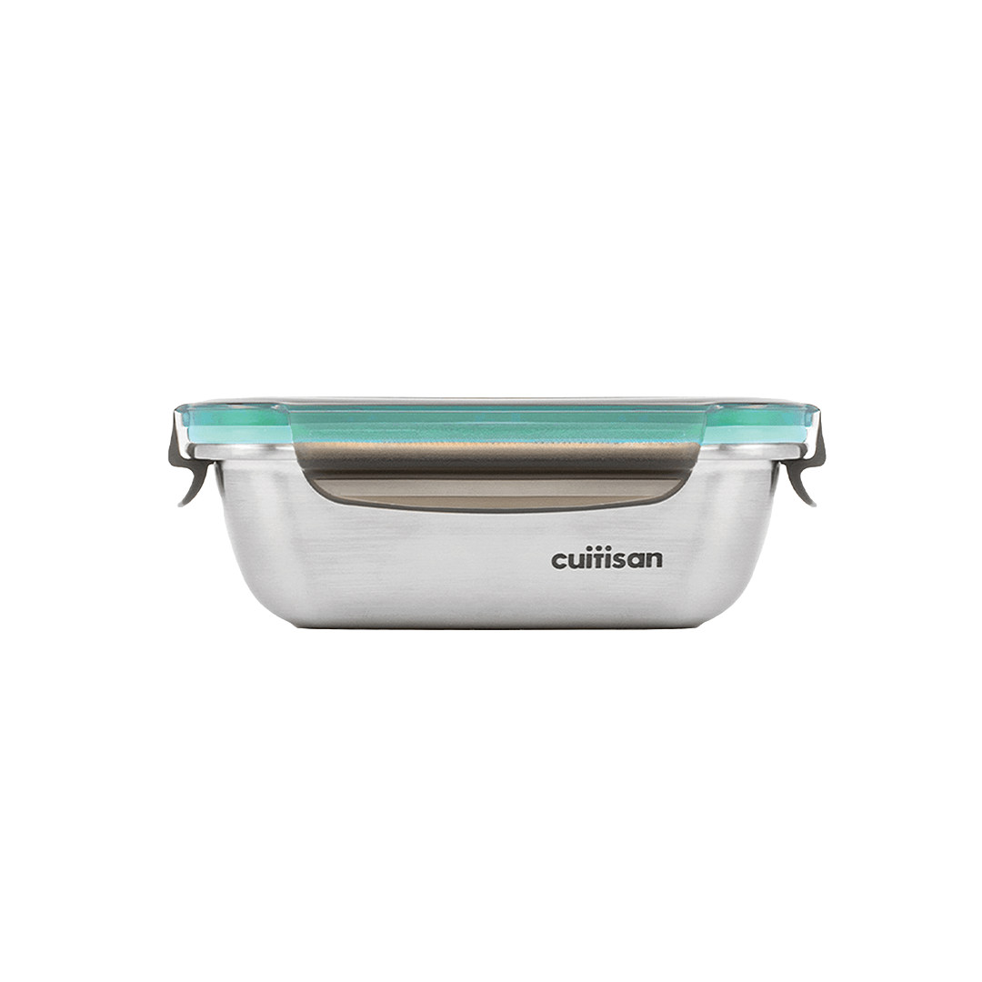 Cuitisan Flora Rectangle Container No.3 (300ml) Teal