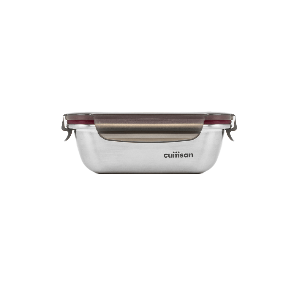 Cuitisan Flora Rectangle Container No.3 (300ml) Pink