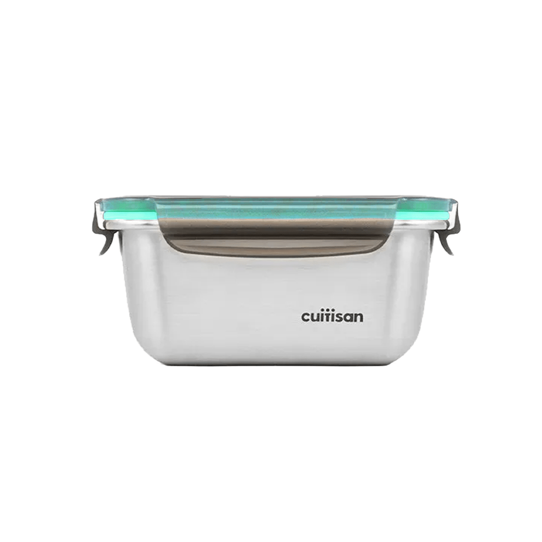 Cuitisan Flora Rectangle Container No.4 (500ml) Teal