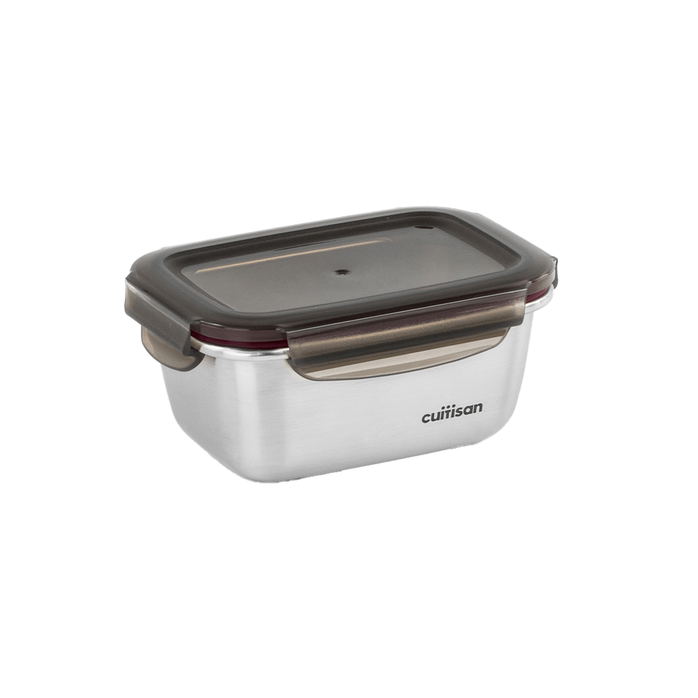 Cuitisan Flora Rectangle Container No.4 (500ml) Pink