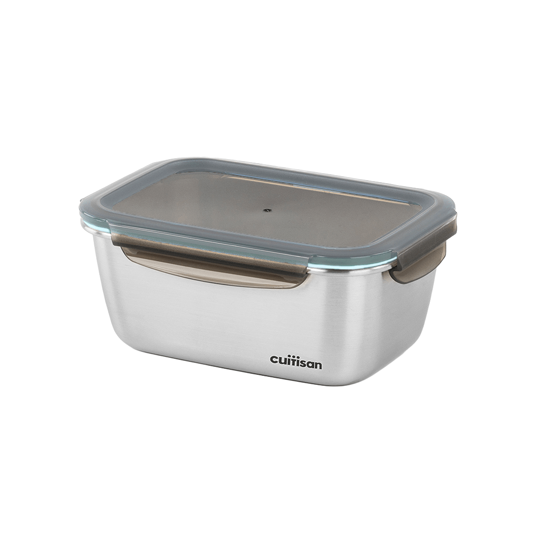 Cuitisan Flora Rectangle Container No.8 (1800ml) Light Blue