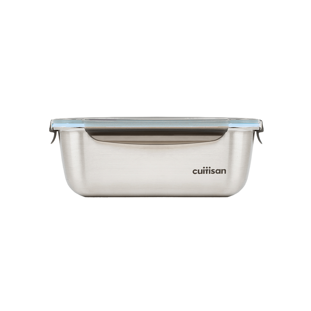 Cuitisan Flora Rectangle Container No.10 (2800ml) Light Blue
