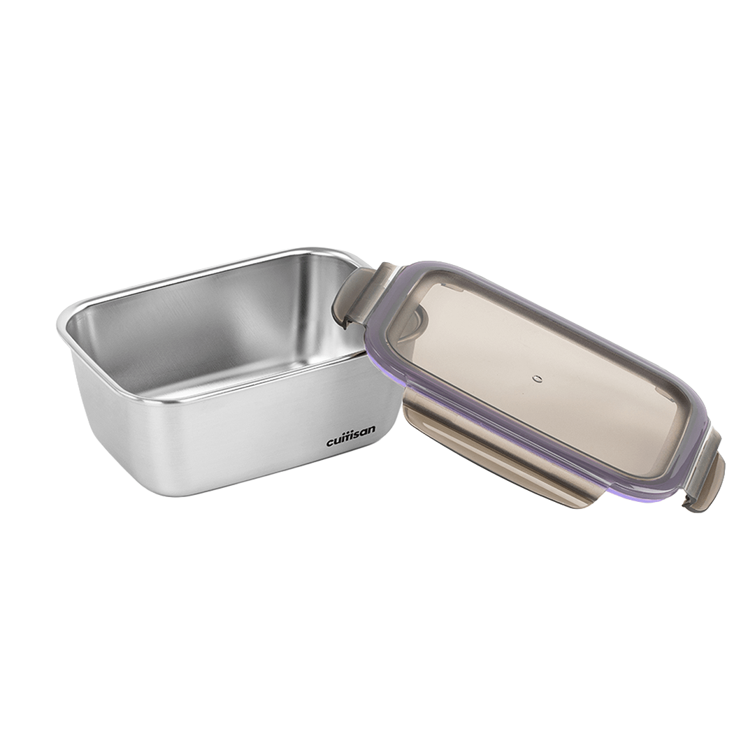 Cuitisan Flora Rectangle Container No.10 (2800ml) Lilac