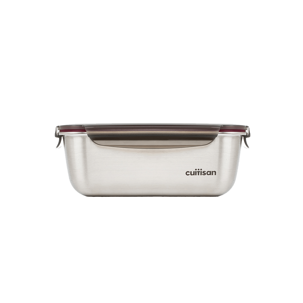 Cuitisan Flora Rectangle Container No.10 (2800ml) Light Blue