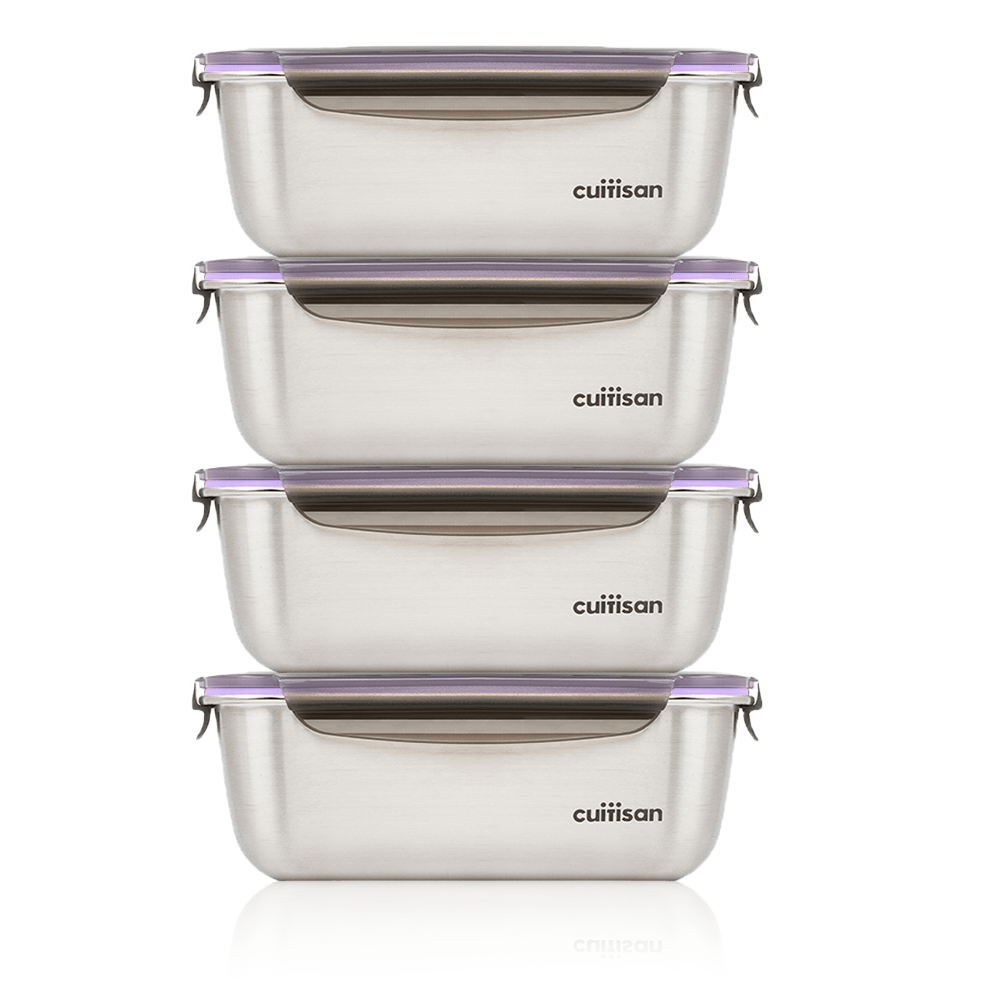 Cuitisan Flora 4 Piece Grande Storage Set Lilac
