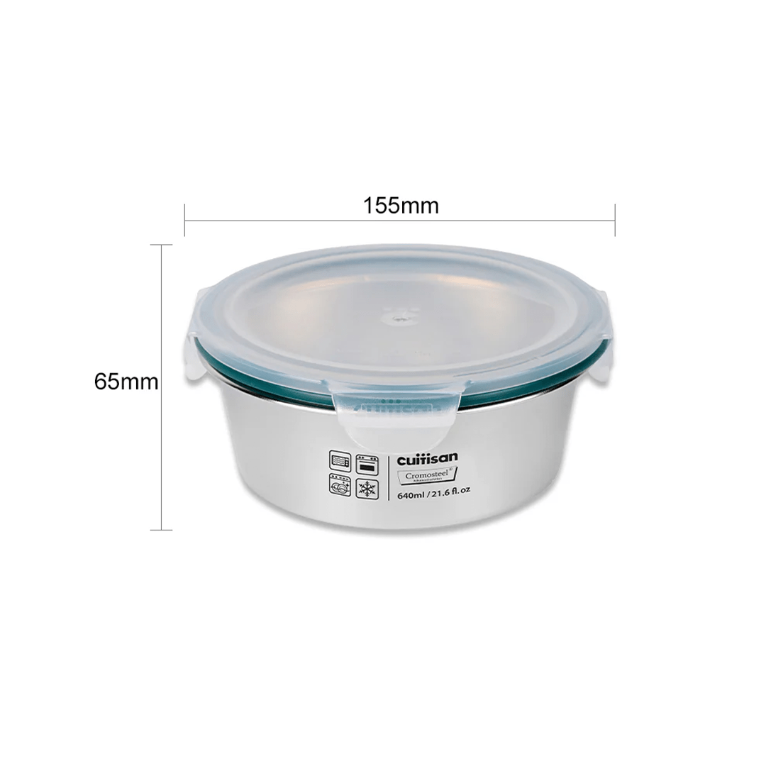 Cuitisan Simple Round Container No.5 (640ml)